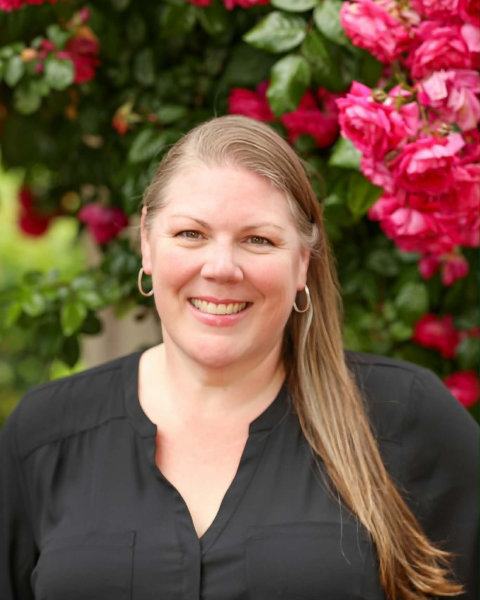 Portrait of Sharon Perry, endorsing Tali Campbell for Coquitlam City Council